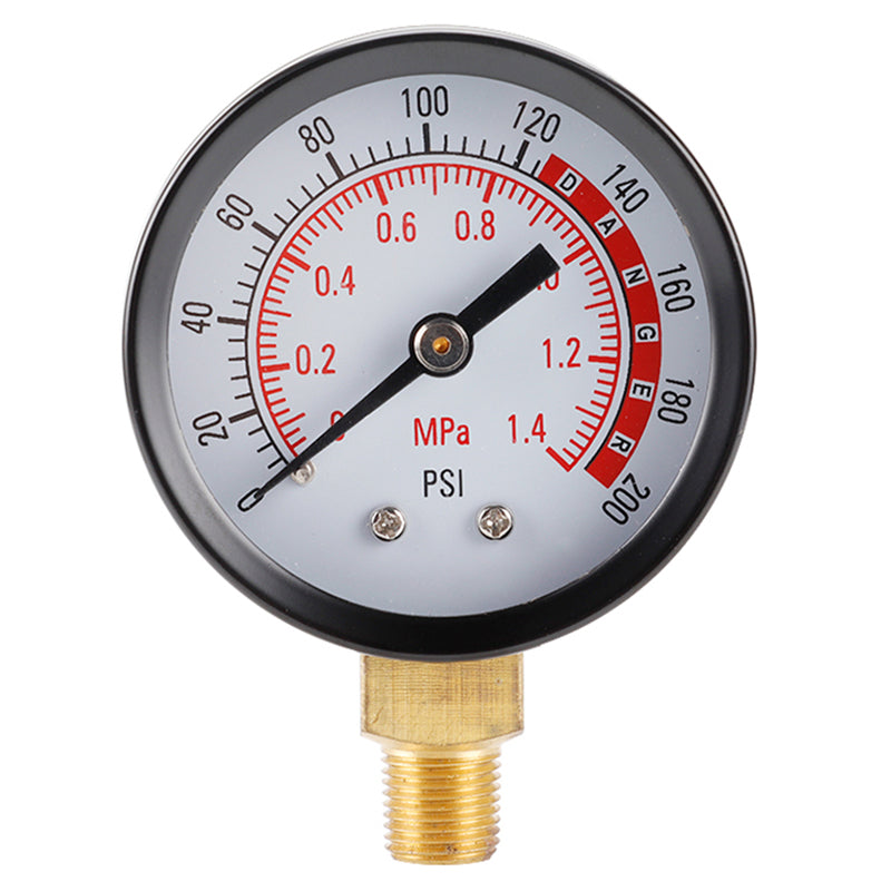 TS-Y50-1.4mpa Dial Dual Scale Water Oil Water Pressure Gauge Stainless Steel Gas Pressure Gauge with Dual Scale TS-Y50-1.4mpa Dial Dual Scale Water Oil Water Pressure Gauge Stainless Steel Gas Pressure Gauge with Dual Scale